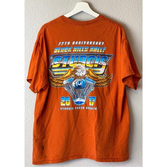 Sturgis Motorcycle Rally 2017 Graphic Tee - Picture 2 of 6